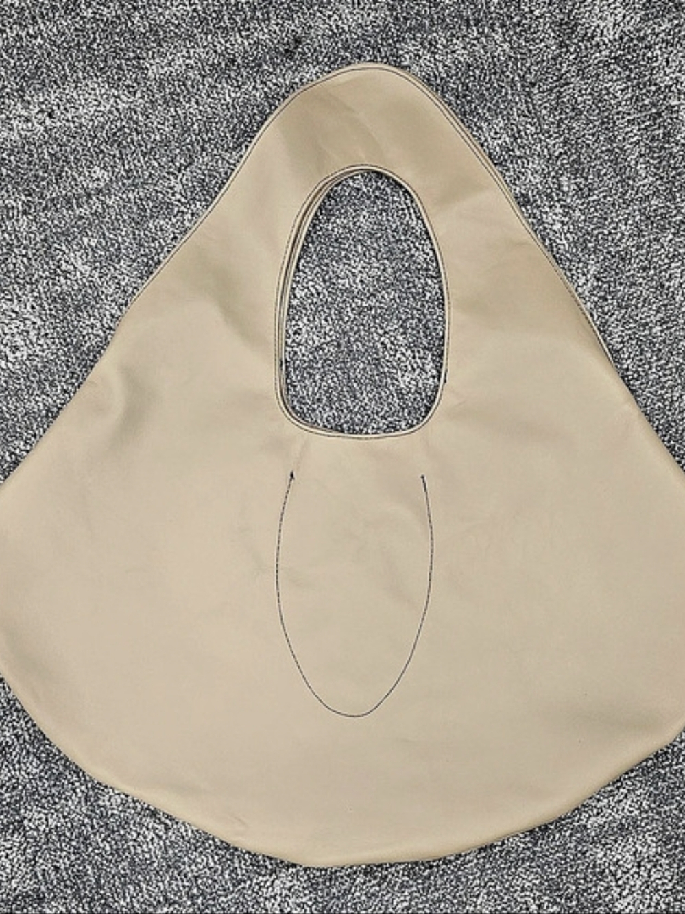 Branded Leather NYC Peter Bag Hobo Shoulder Bag Brown